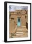 New Mexico, Taos. Taos Pueblo, Pre Hispanic Architecture-Luc Novovitch-Framed Photographic Print