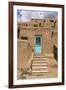 New Mexico, Taos. Taos Pueblo, Pre Hispanic Architecture-Luc Novovitch-Framed Photographic Print