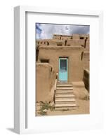 New Mexico, Taos. Taos Pueblo, Pre Hispanic Architecture-Luc Novovitch-Framed Photographic Print