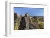 New Mexico, Three Rivers Petroglyph Site. Petroglyph on Rocks-Don Paulson-Framed Photographic Print