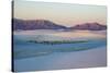 New Mexico. White Sands National Monument landscape of sand dunes and mountains-Hollice Looney-Stretched Canvas