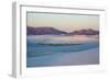 New Mexico. White Sands National Monument landscape of sand dunes and mountains-Hollice Looney-Framed Photographic Print
