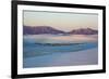 New Mexico. White Sands National Monument landscape of sand dunes and mountains-Hollice Looney-Framed Premium Photographic Print