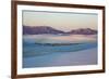 New Mexico. White Sands National Monument landscape of sand dunes and mountains-Hollice Looney-Framed Premium Photographic Print