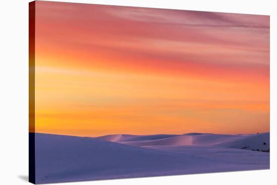 New Mexico, White Sands National Monument. Sunrise on Desert Sand-Jaynes Gallery-Stretched Canvas