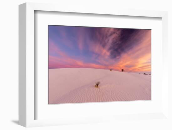 New Mexico, White Sands National Monument. Sunrise on Desert Sand-Jaynes Gallery-Framed Photographic Print