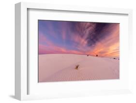 New Mexico, White Sands National Monument. Sunrise on Desert Sand-Jaynes Gallery-Framed Photographic Print