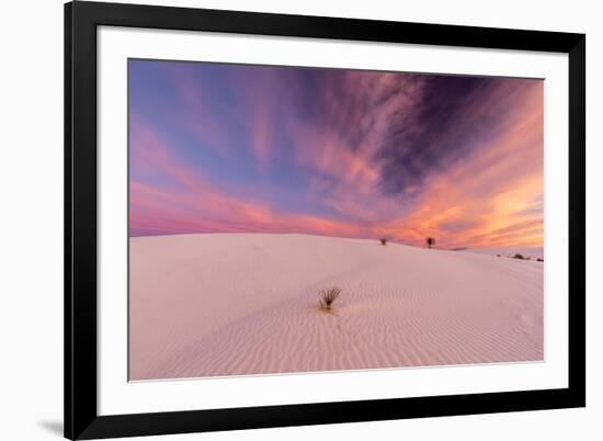 New Mexico, White Sands National Monument. Sunrise on Desert Sand-Jaynes Gallery-Framed Photographic Print