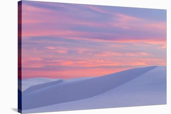 New Mexico, White Sands National Monument. Sunset on Desert Sand-Jaynes Gallery-Stretched Canvas