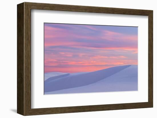 New Mexico, White Sands National Monument. Sunset on Desert Sand-Jaynes Gallery-Framed Photographic Print