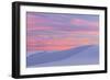 New Mexico, White Sands National Monument. Sunset on Desert Sand-Jaynes Gallery-Framed Photographic Print