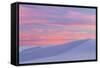 New Mexico, White Sands National Monument. Sunset on Desert Sand-Jaynes Gallery-Framed Stretched Canvas