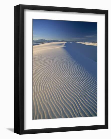 New Mexico, White Sands National Park, Sand Dunes, USA-Steve Vidler-Framed Photographic Print