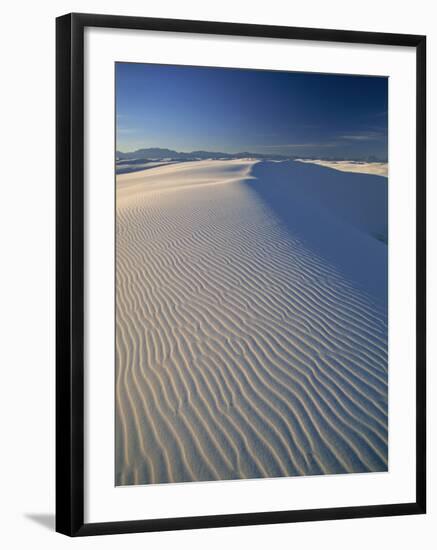 New Mexico, White Sands National Park, Sand Dunes, USA-Steve Vidler-Framed Photographic Print