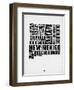 New Mexico Word Cloud 2-NaxArt-Framed Art Print