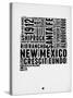 New Mexico Word Cloud 2-NaxArt-Stretched Canvas