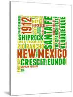New Mexico Word Cloud Map-NaxArt-Stretched Canvas