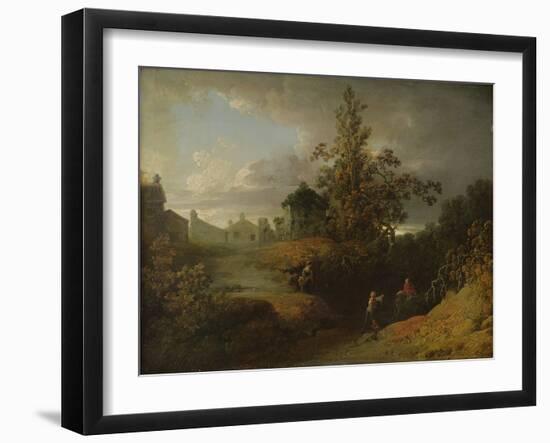 New Mill, 1809 (Oil on Canvas)-Joshua Shaw-Framed Giclee Print