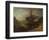 New Mill, 1809 (Oil on Canvas)-Joshua Shaw-Framed Giclee Print