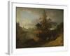 New Mill, 1809 (Oil on Canvas)-Joshua Shaw-Framed Giclee Print