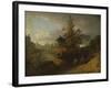 New Mill, 1809 (Oil on Canvas)-Joshua Shaw-Framed Giclee Print