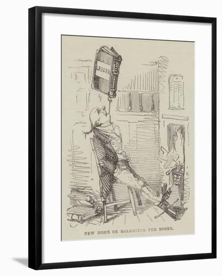 New Mode of Balancing the Books-null-Framed Giclee Print