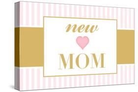 New Mom - Pink-Lantern Press-Stretched Canvas