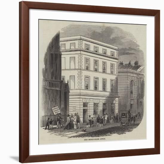 New Money-Order Office-null-Framed Giclee Print