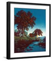 New Moon-Maxfield Parrish-Framed Art Print