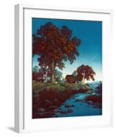 New Moon-Maxfield Parrish-Framed Art Print