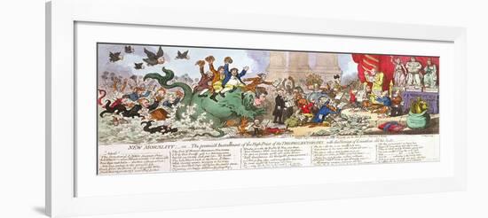 New Morality-James Gillray-Framed Giclee Print