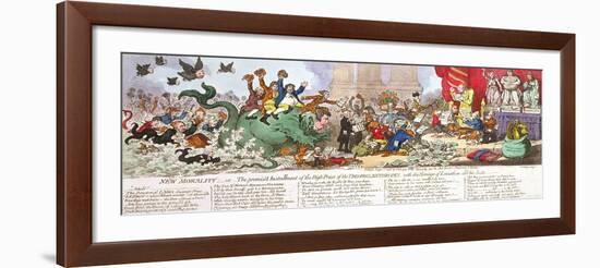 New Morality-James Gillray-Framed Giclee Print