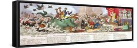 New Morality-James Gillray-Framed Stretched Canvas