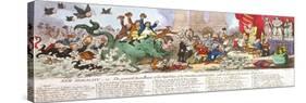 New Morality-James Gillray-Stretched Canvas