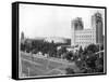 New Mormon Temple, Salt Lake City, Utah, Late 19th Century-John L Stoddard-Framed Stretched Canvas