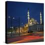 New Mosque at Night-Jon Hicks-Stretched Canvas