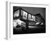 New Motel, Restaurant and Glass and Steel Garage-Ralph Crane-Framed Premium Photographic Print