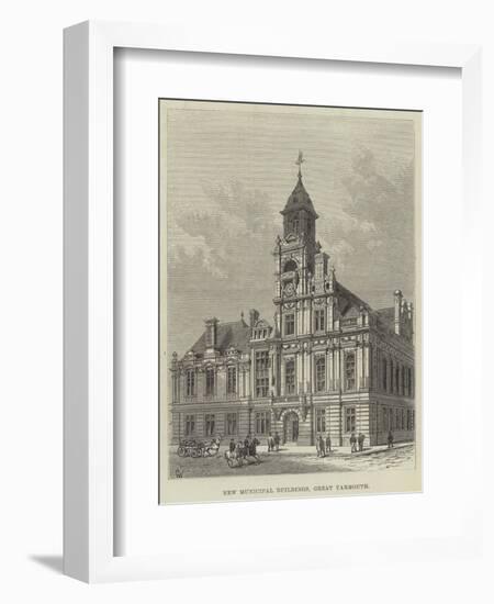 New Municipal Buildings, Great Yarmouth-Frank Watkins-Framed Giclee Print