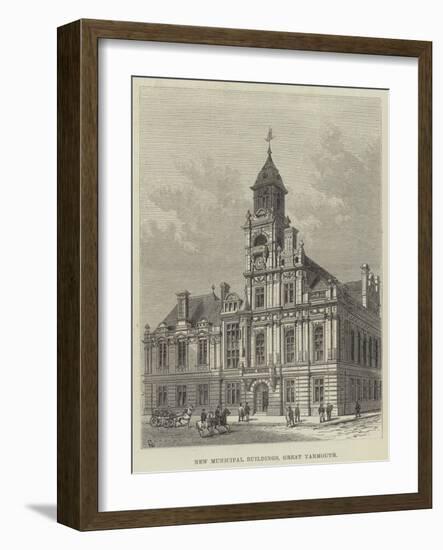 New Municipal Buildings, Great Yarmouth-Frank Watkins-Framed Giclee Print