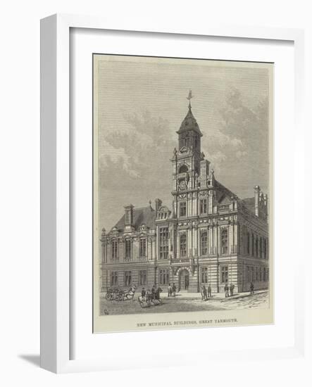 New Municipal Buildings, Great Yarmouth-Frank Watkins-Framed Giclee Print