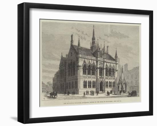 New Municipal Buildings, Inverness, Opened by the Duke of Edinburgh-Frank Watkins-Framed Giclee Print