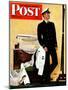 "New Naval Officer," Saturday Evening Post Cover, July 10, 1943-John Falter-Mounted Premium Giclee Print