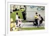 New Neighbors (or New Kids in the Neighborhood; Moving In)-Norman Rockwell-Framed Giclee Print