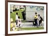 New Neighbors (or New Kids in the Neighborhood; Moving In)-Norman Rockwell-Framed Giclee Print