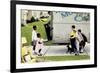 New Neighbors (or New Kids in the Neighborhood; Moving In)-Norman Rockwell-Framed Giclee Print