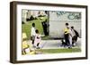 New Neighbors (or New Kids in the Neighborhood; Moving In)-Norman Rockwell-Framed Premium Giclee Print