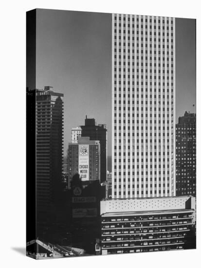 New Office Buildings in Chicago-Andreas Feininger-Stretched Canvas