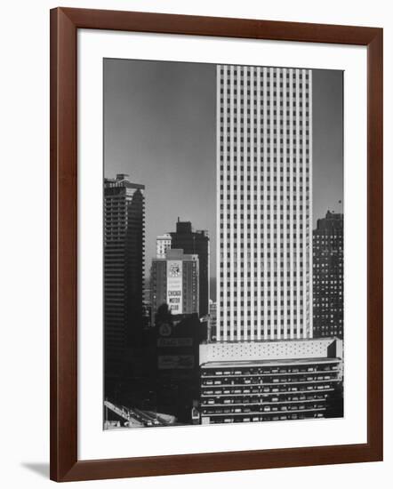 New Office Buildings in Chicago-Andreas Feininger-Framed Photographic Print