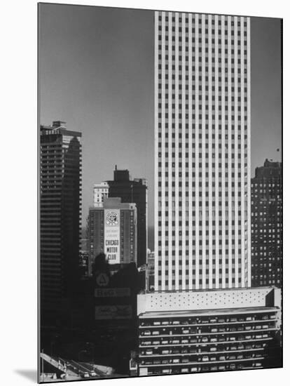 New Office Buildings in Chicago-Andreas Feininger-Mounted Photographic Print