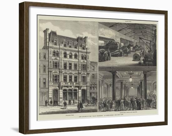 New Offices of the Daily Telegraph in Fleet-Street-Frank Watkins-Framed Giclee Print